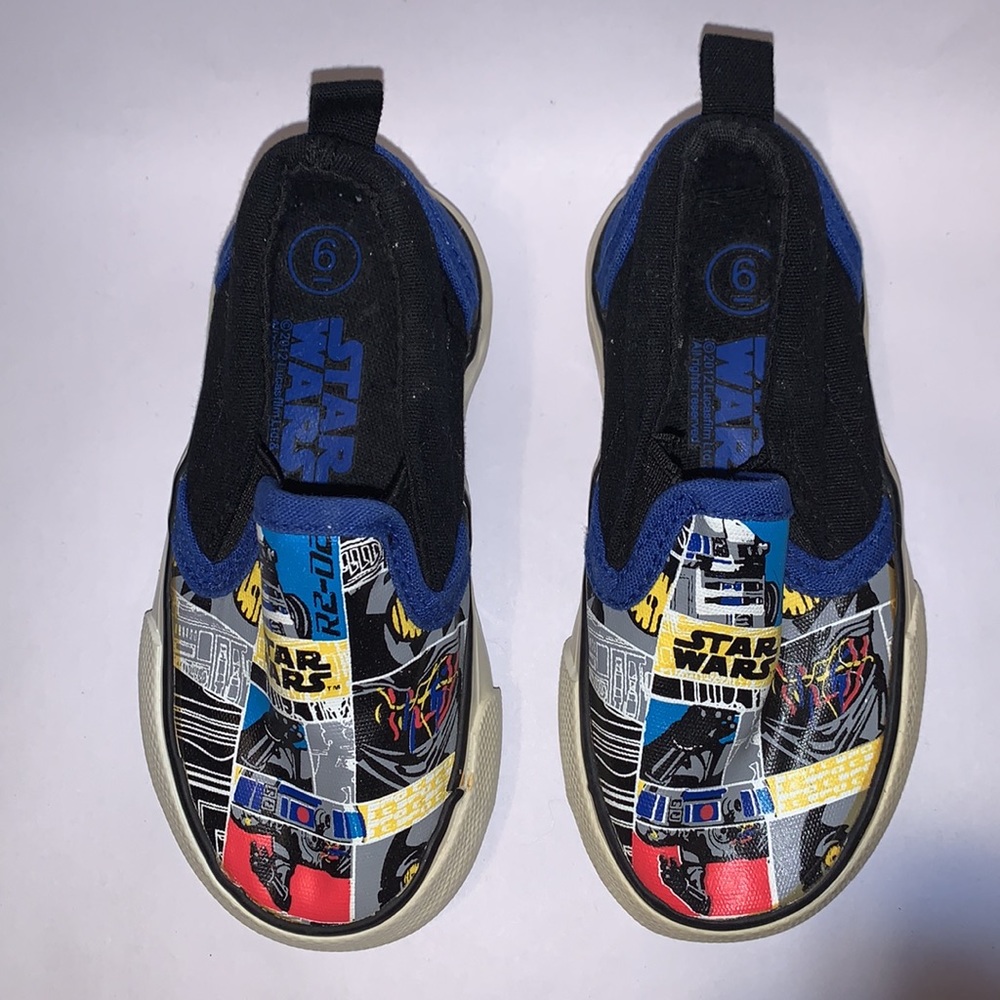 Vans star Wars little kids shoes size 6